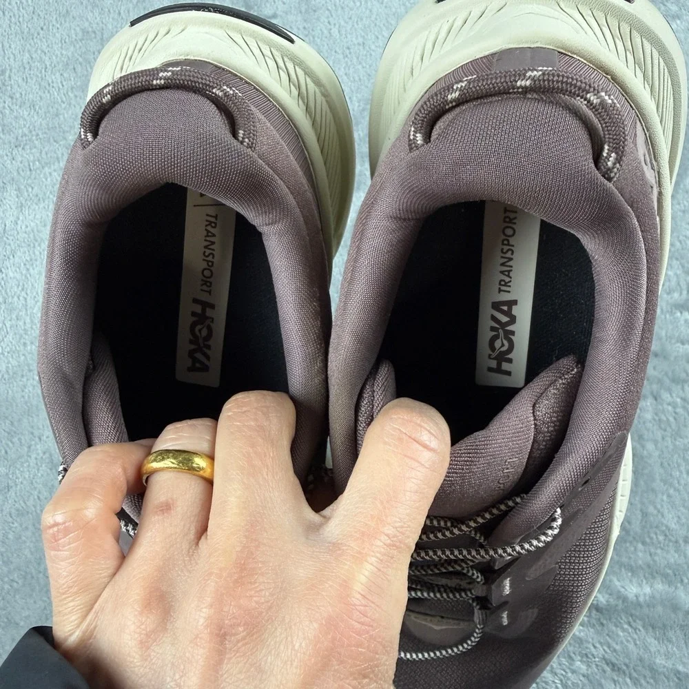 Hoka Transport Athletic Sneakers Women's Size 9B Purple Casual Workout Gorpcore - Picture 14 of 15